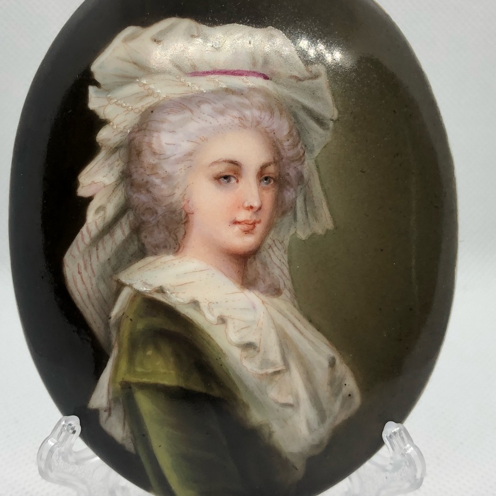 Antique French Miniature Painting 1800’s - Picture 2 of 6